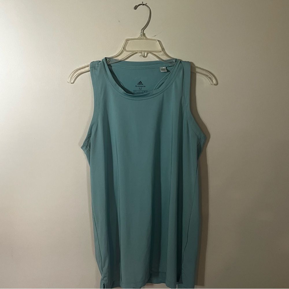 adidas Women’s Teal Performance Tank Top